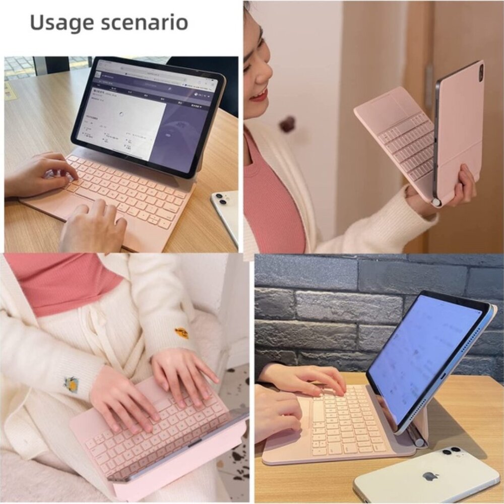 HOU Magic Keyboard Folio for iPad Air and iPad Pro 11 inch